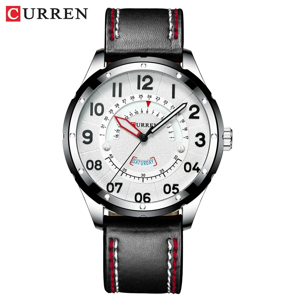 CURREN 8267 Leather Watch
