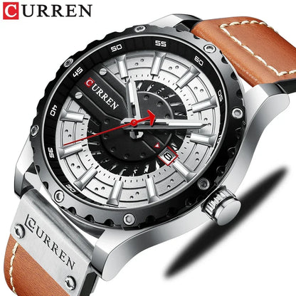 CURREN Watches Leather-8374